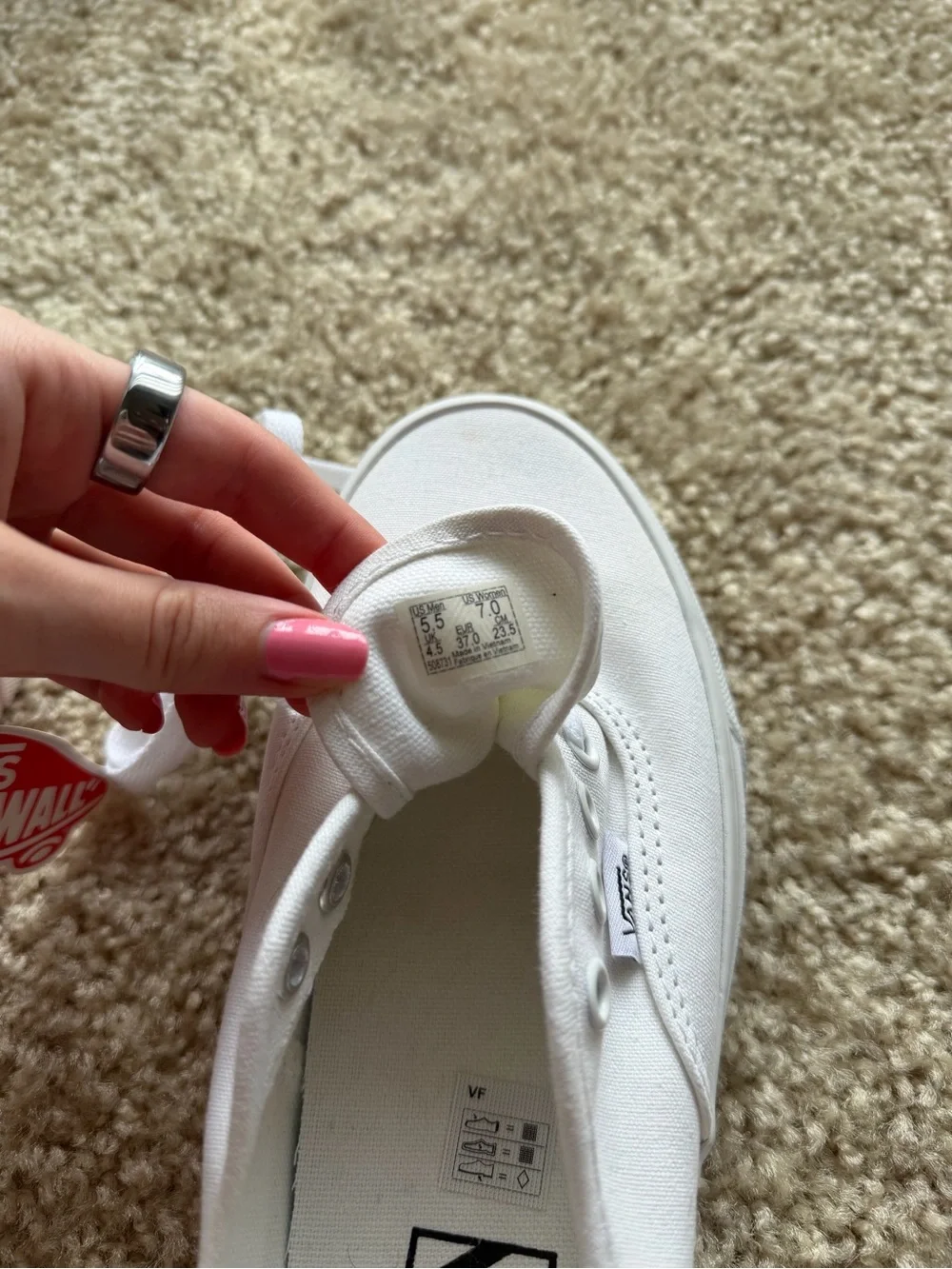 Vans White Sneakers